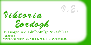 viktoria eordogh business card